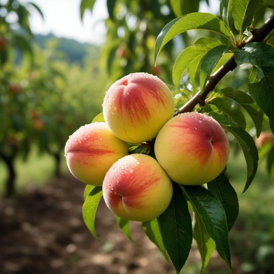 Персик "НОВОСЕЛКОВСКИЙ"  (срок созревания июль-август)